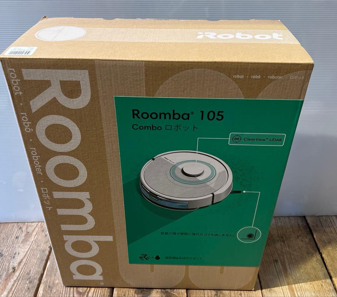 新品未使用品Roomba 105 Combo ロボット掃除機　保証書付き