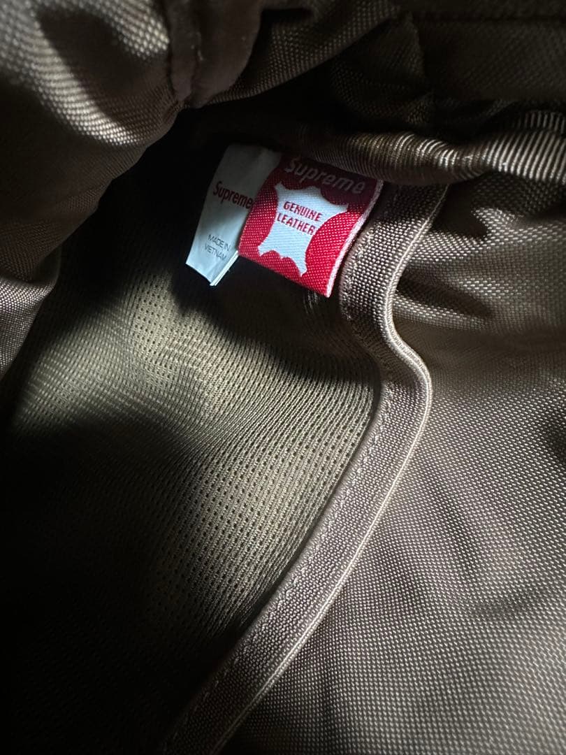 Supreme 24FW レザーショルダーバッグ