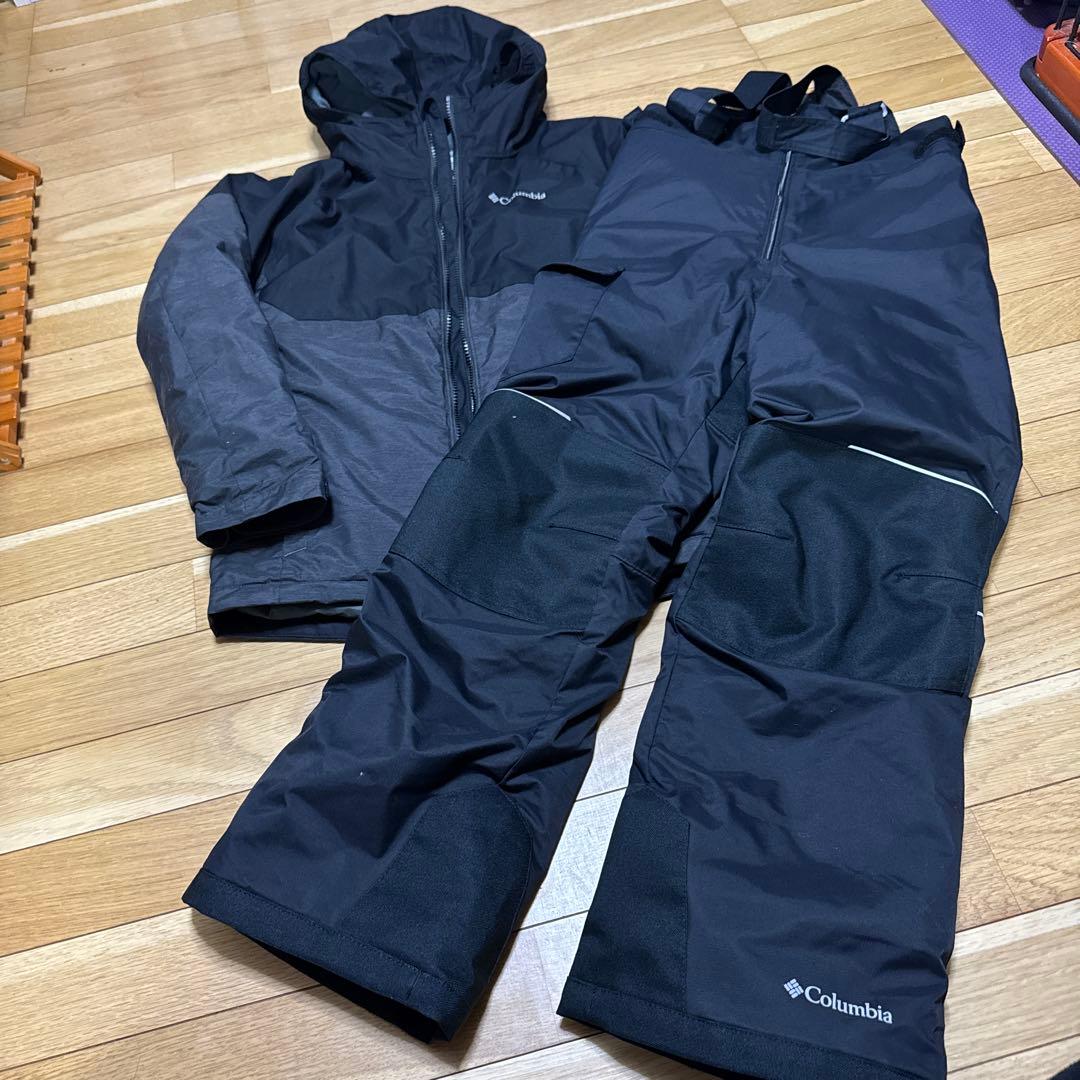 Columbia キッズ　スキーウェアセット 黒