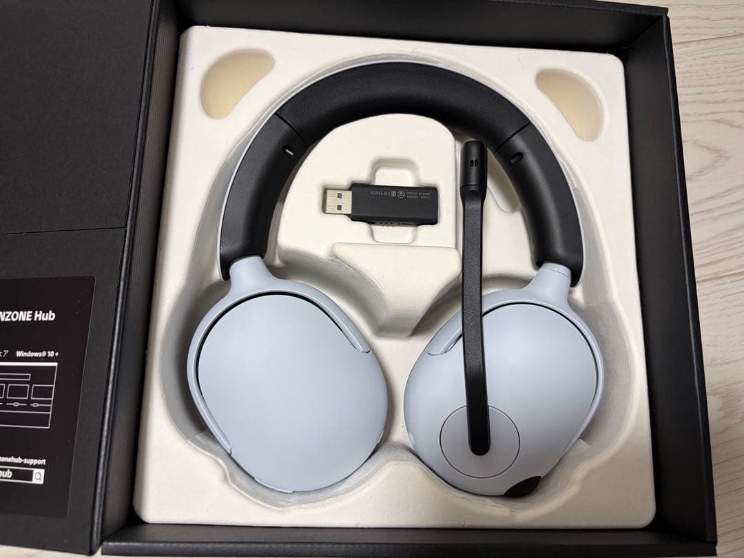 極美品 SONY INZONE H5 ゲーミングヘッドセット 付属品全てあり