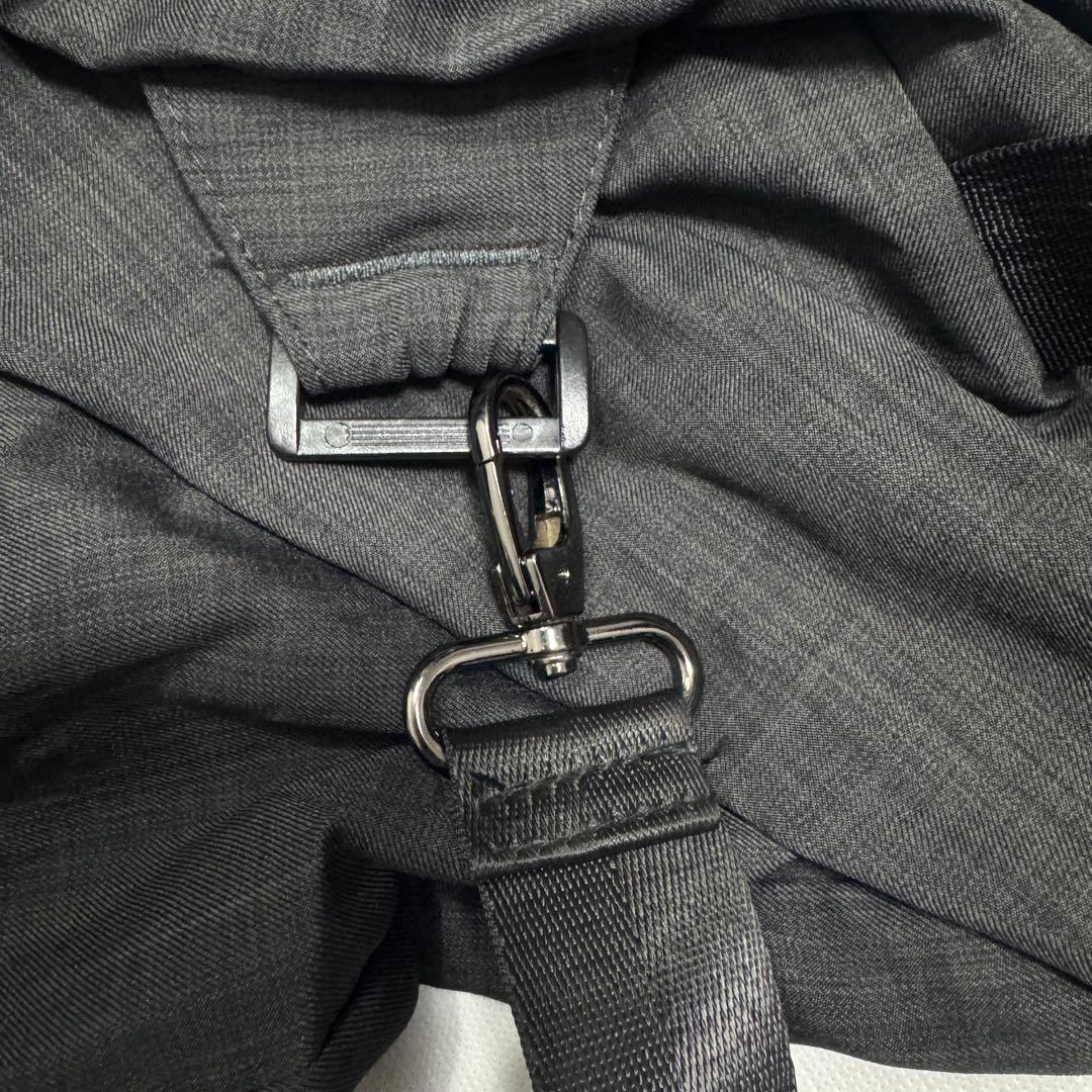 TUMI 美品 ジムバッグ パッカブル ボストンバッグ グレー 携帯 ショルダー