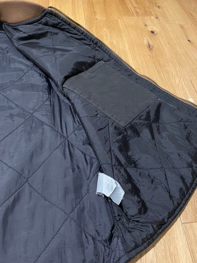 Carhartt ダック生地　ブラック ダウンベスト 2XL カーハート