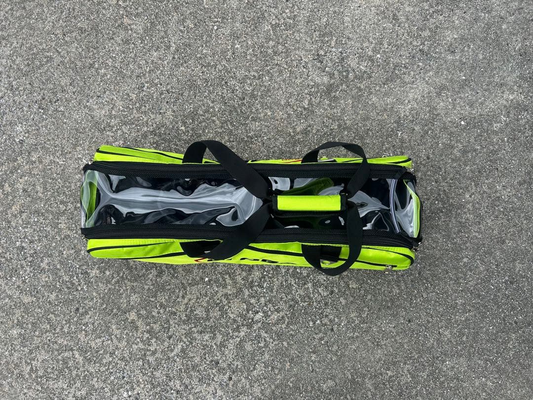 900 GLOBAL ボウリング用バッグ 蛍光イエロー