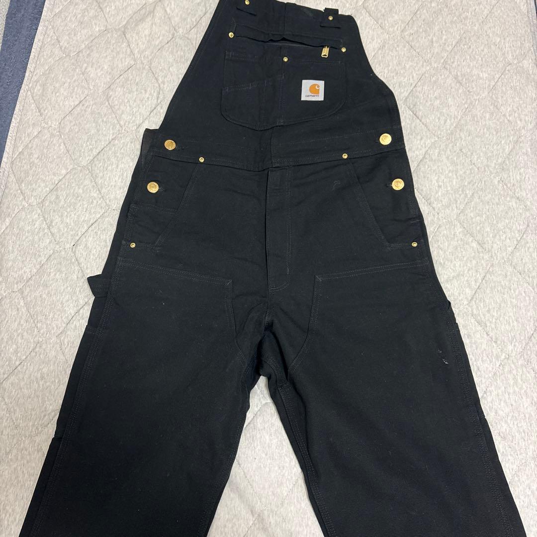 ブラックオーバーオール・つなぎ　カーハート