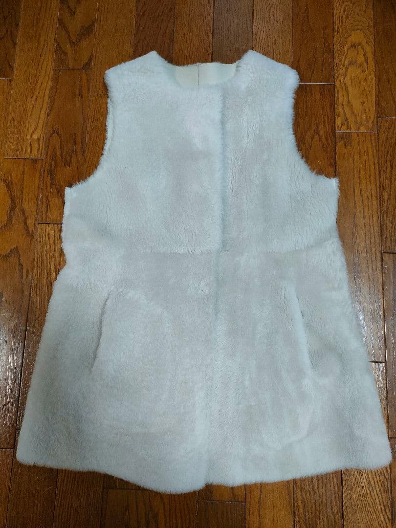 Traduireトラデュイール　羊革ムートンベスト　リバーシブルムートンジレ