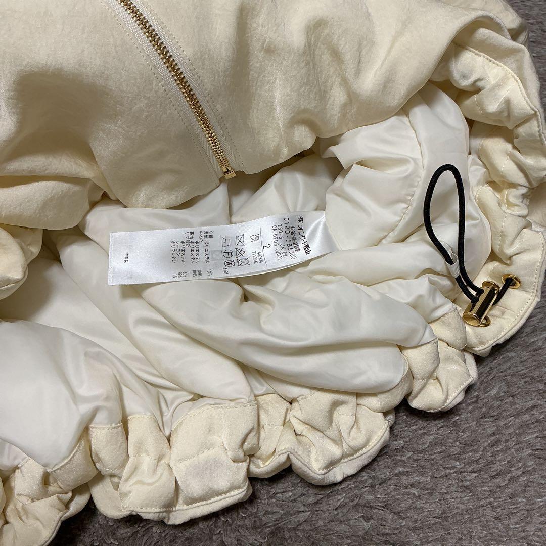 【24AW】ベイジ　ブルゾン　ホワイト