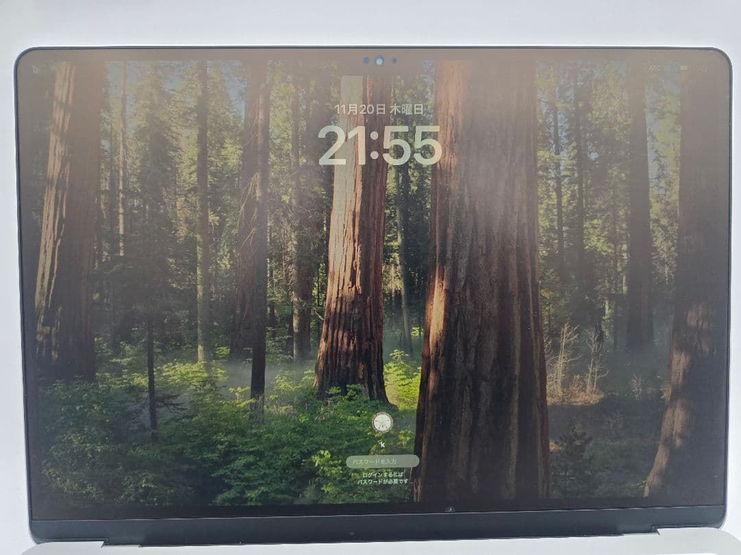 M3 Apple MacBook Air 13インチ フィルム、スタンド付き