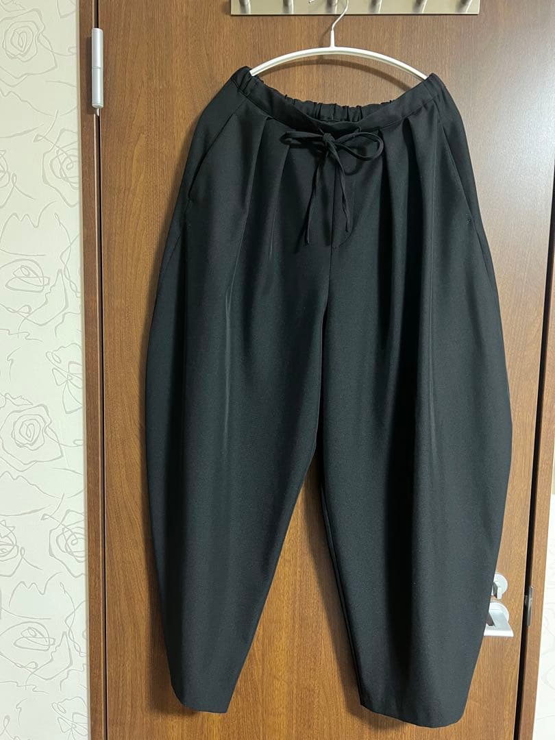 ETRETOKYO サイズS キャバルリーツイルワイドパンツ ブラック