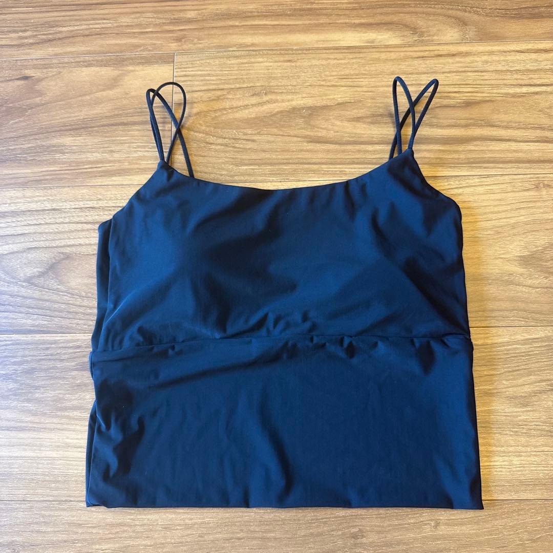 STUNNING LURE スリムジャージキャミ ブラック