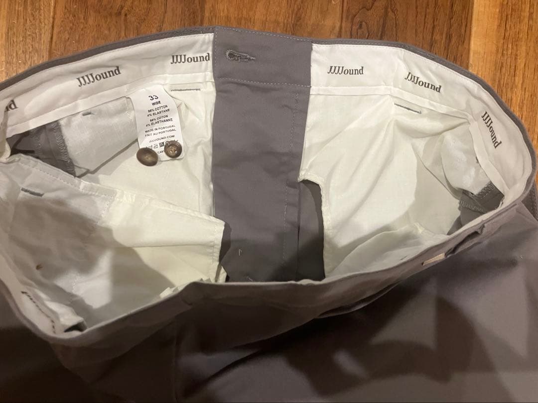 パンツ jjjjound Chino Relaxed Charcoal 33 / 34