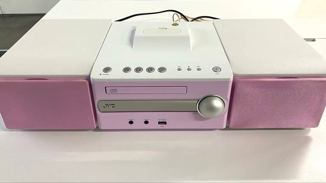 【美品】JCVビクター CA-EXS1　ウッドコーン　コンポ