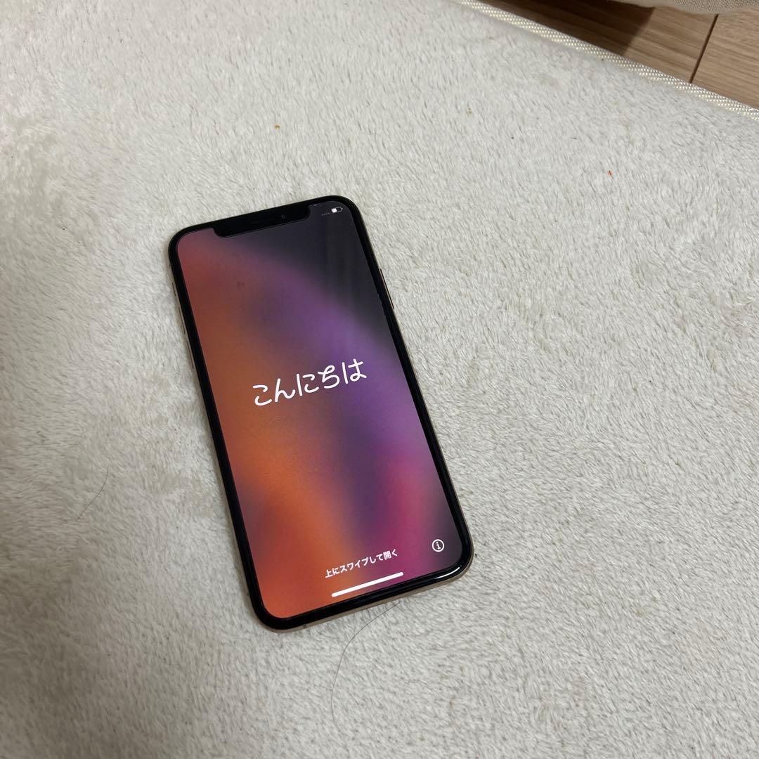 iPhone XSゴールド 本体 SIMカードロック解除済み　256GB