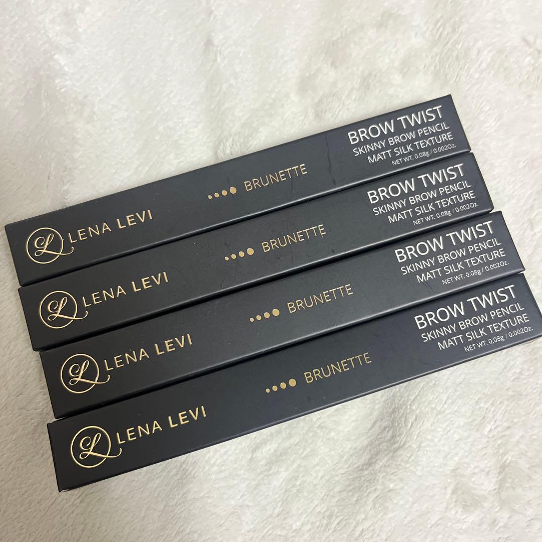 LENA LEVI BROW TWISTアイブロウペンシルBrunette4本