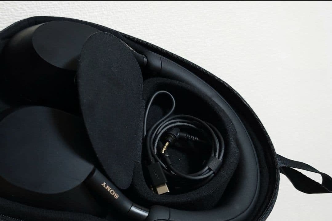 SONY ワイヤレスヘッドホン ケーブル付き