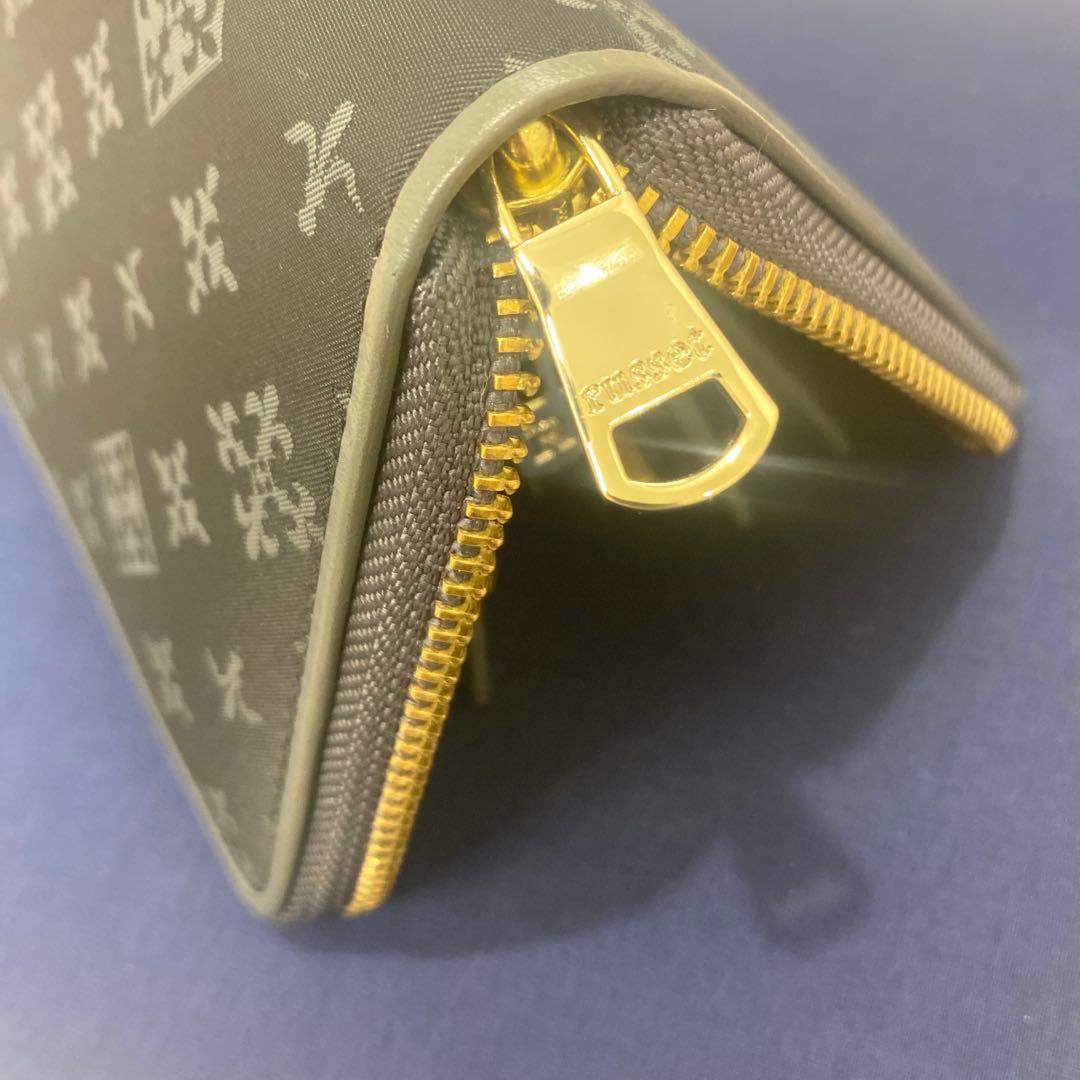 未使用✨russet ラシット 長財布 ブラック　ナイロン　モノグラム　多機能