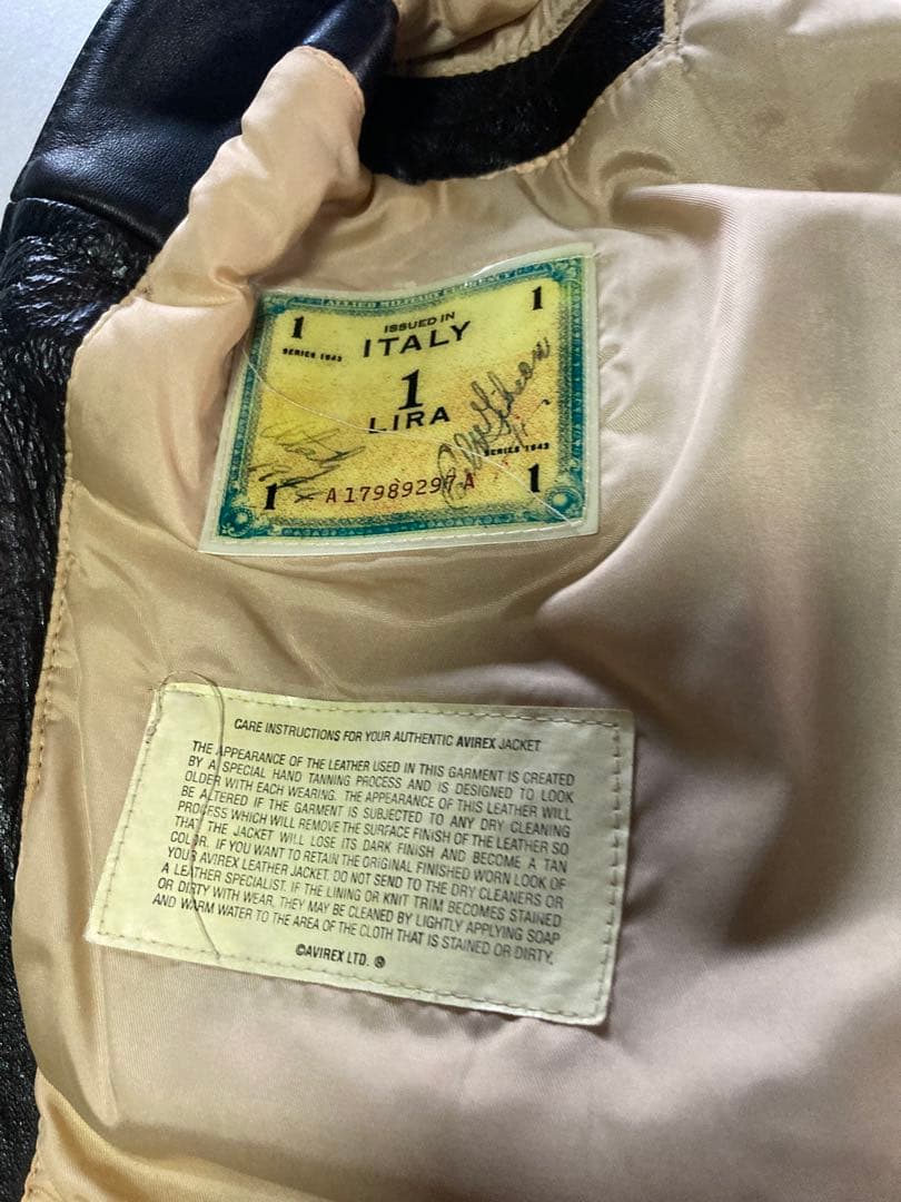 AVIREX TYPE A-2 ミリタリージャケット Sサイズ