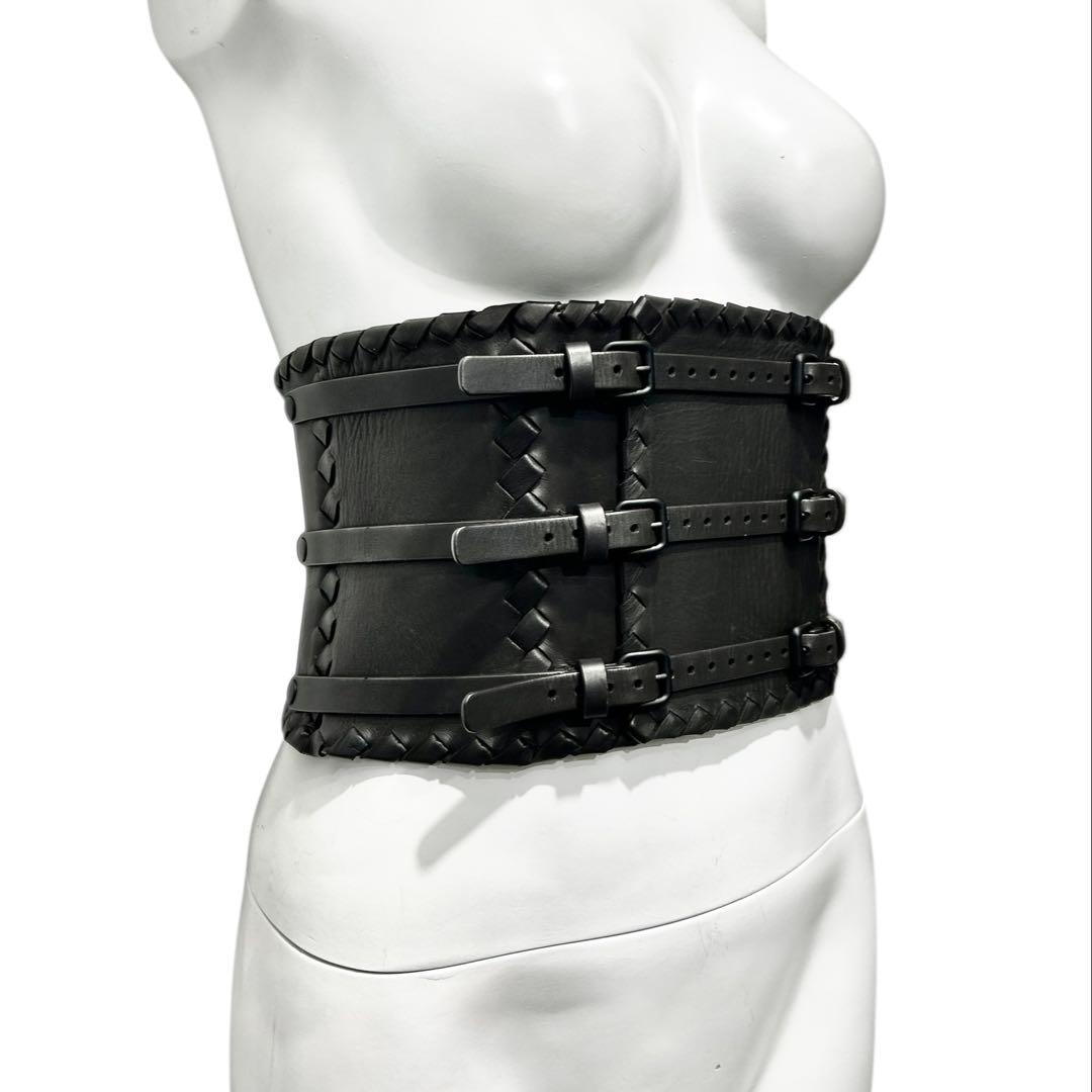 2003FW Bottega Veneta / レザー コルセット ベルト