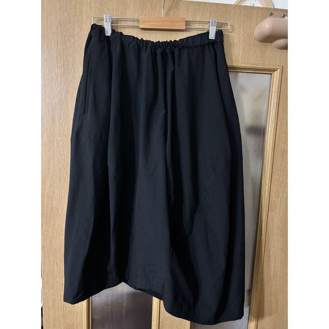 コムデギャルソン 2015AW 立体 ドローストリング ワイドパンツ