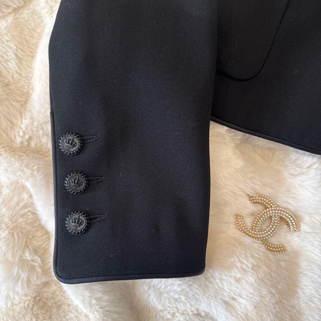 新品タグ付き♡CHANEL ブラックジャケット　38