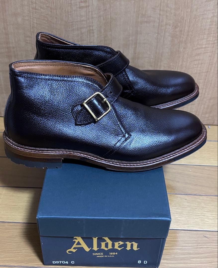 【新品未使用】Alden ジョージブーツ D9704C 8D