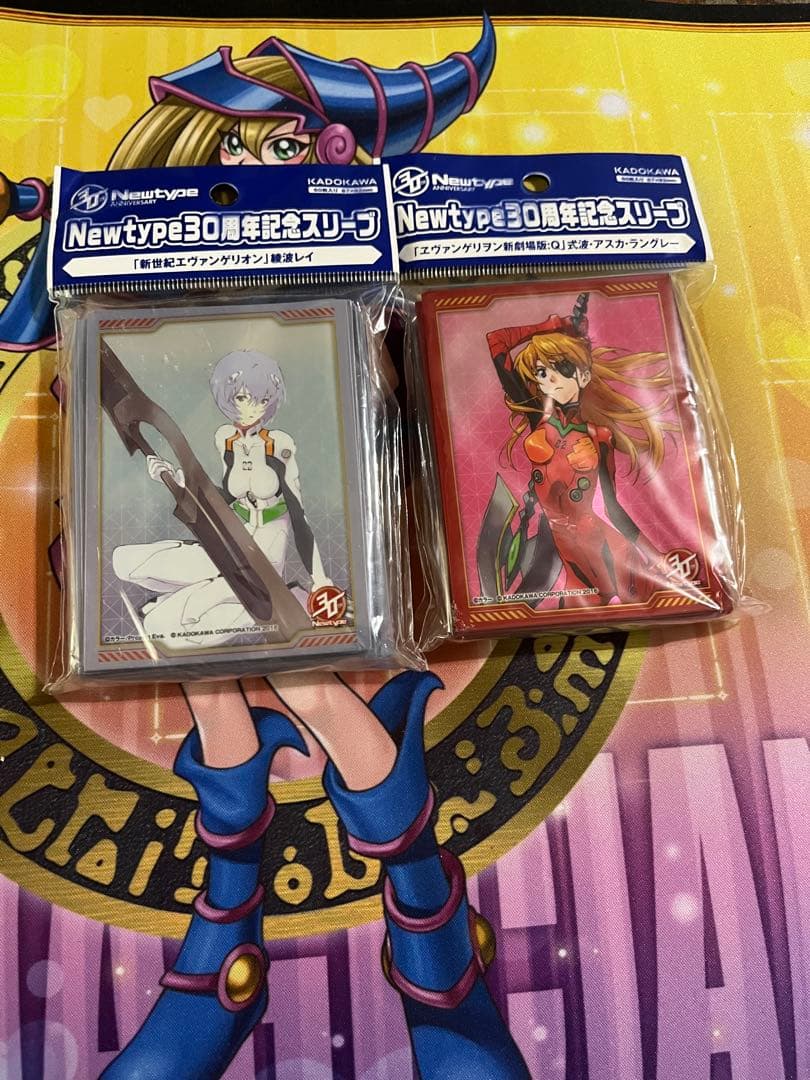 エヴァンゲリオン　Newtype　スリーブ　まとめ売り　綾波レイ　アスカ