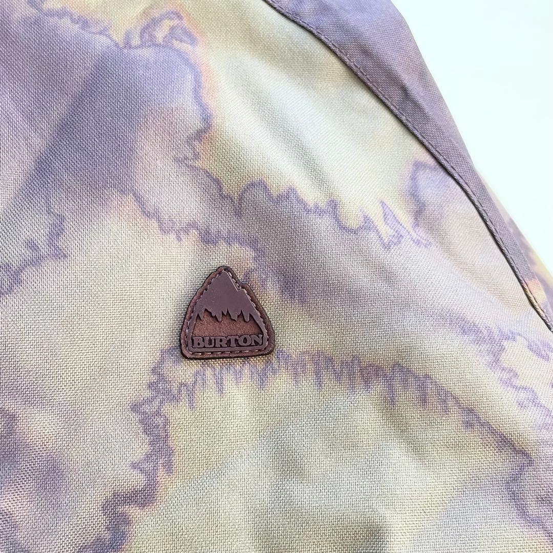 4434【美品】バートン スノボウェア ジャケット 中綿入り レース柄プリント