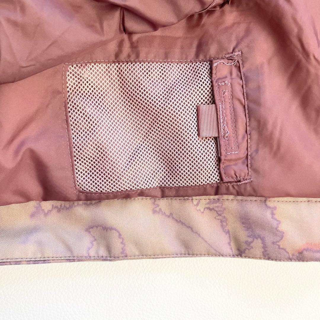 4434【美品】バートン スノボウェア ジャケット 中綿入り レース柄プリント