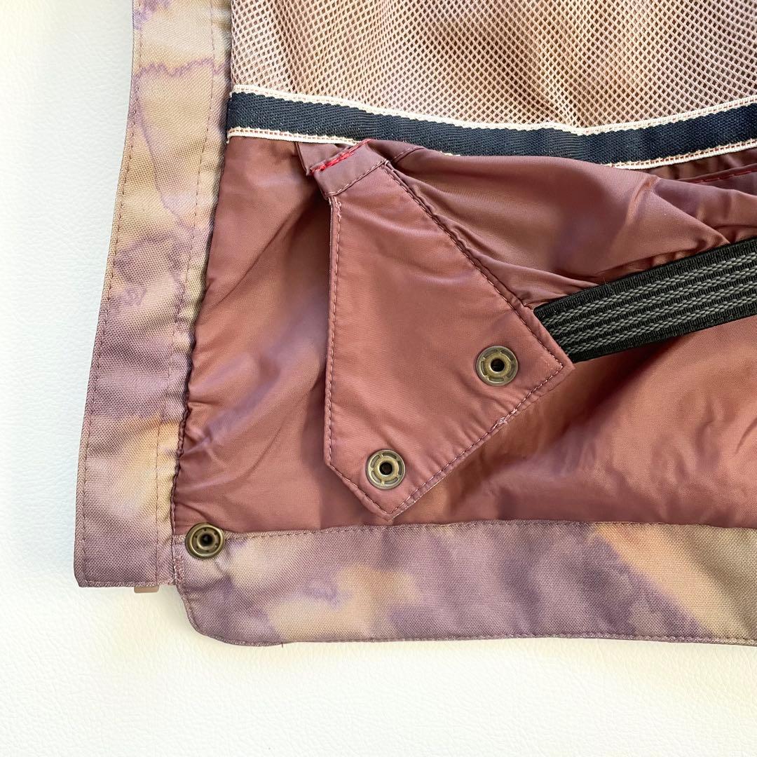 4434【美品】バートン スノボウェア ジャケット 中綿入り レース柄プリント