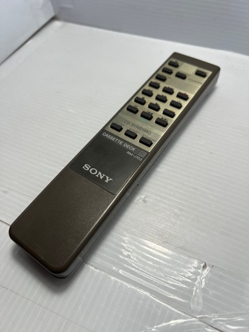 SONY ソニー 純正 カセットデッキ リモコン RM-J703
