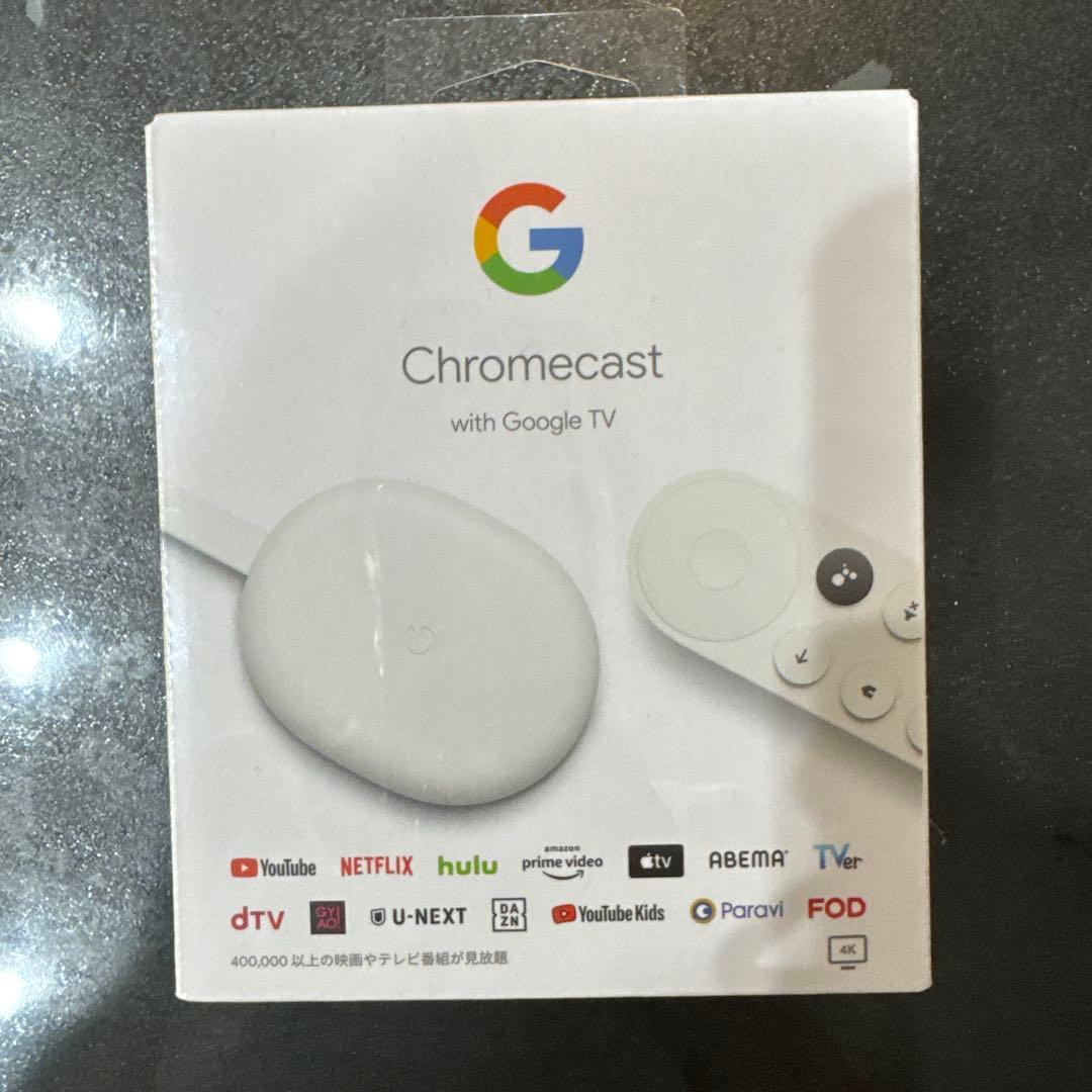 Chromecast with Google TV 4K 新品未開封