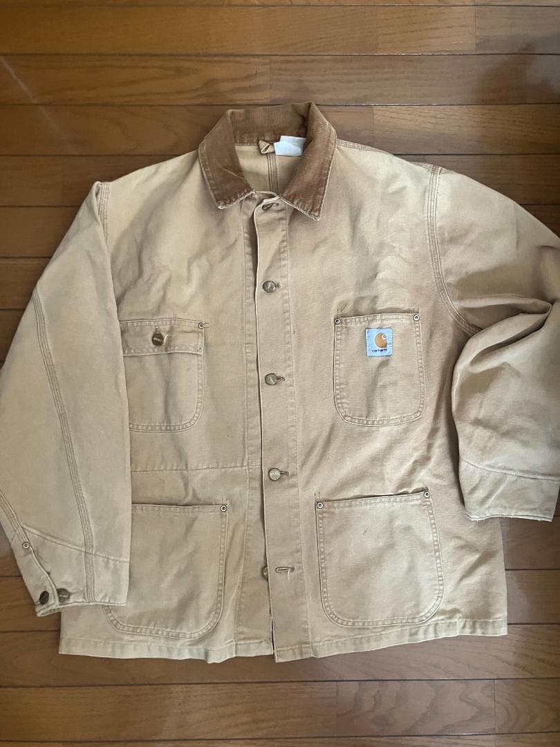 90S　Carhartt　カーハート　チョアコート　裏地無し