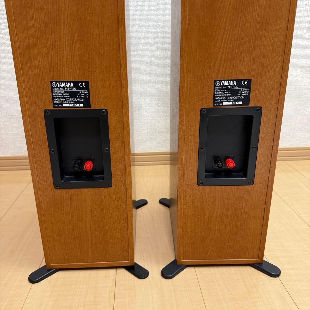 極美品　希少　ヤマハ　NS-120 トールボーイスピーカー　スタンド　ペア