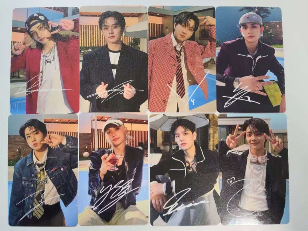 スキズ　straykids do it HMV ラキドロ8種 印字サインコンプ