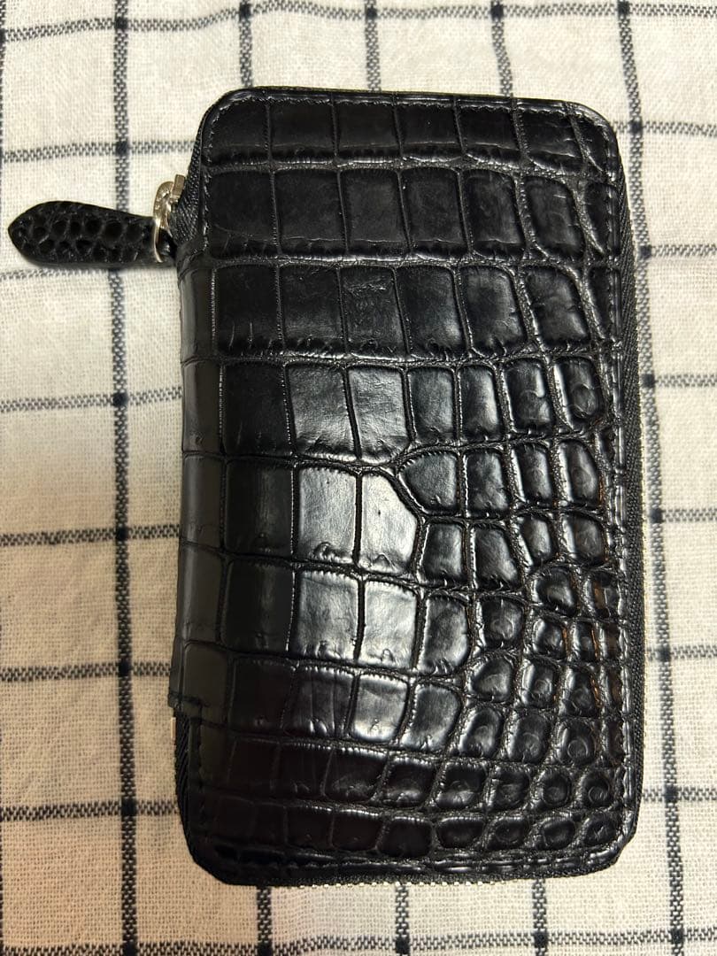 黒 クロコダイル　キーケース