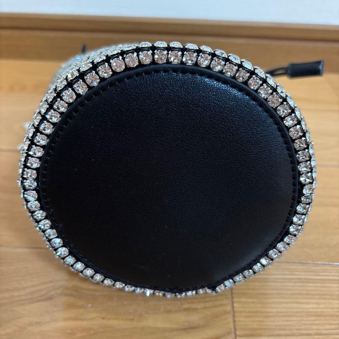 新品・未使用　ユナイテッドアローズ　ストーン装飾 バケットバッグ