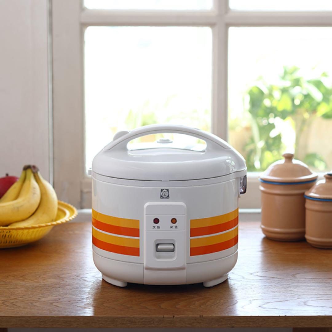 新品未使用炊飯器3合炊き オレンジストライプタイガー魔法瓶レトロ柄復刻シリーズ