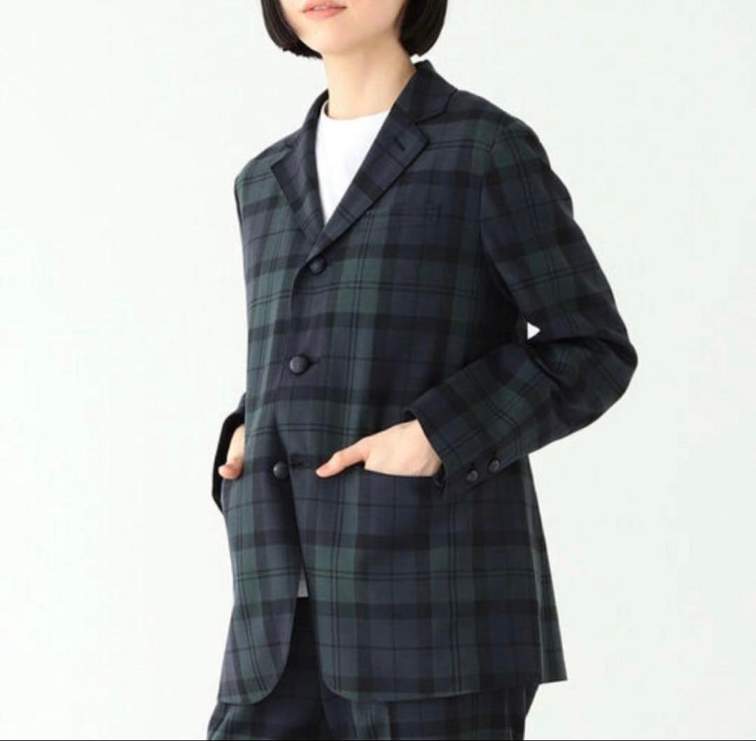 a*n様 美品 BEAMS BOY ポリエステル ウール 3ボタン ブレザー 1