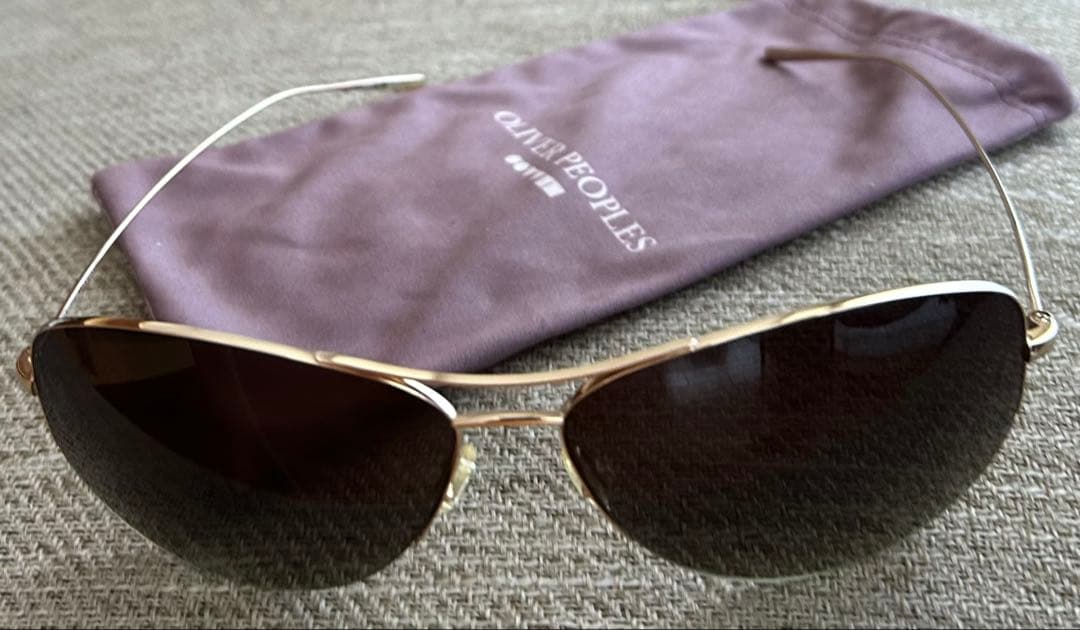 【入手困難・極美品】オリバーピープルズ サングラス ストラマー ゴールド