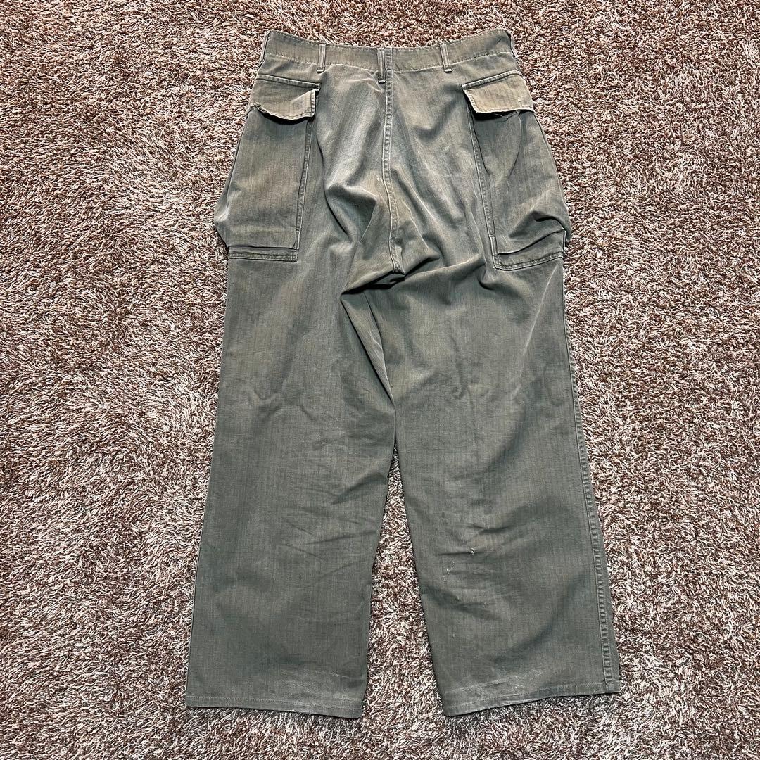 40S US ARMY 実物 M-43 HBT 2ポケット 13スター ボタン