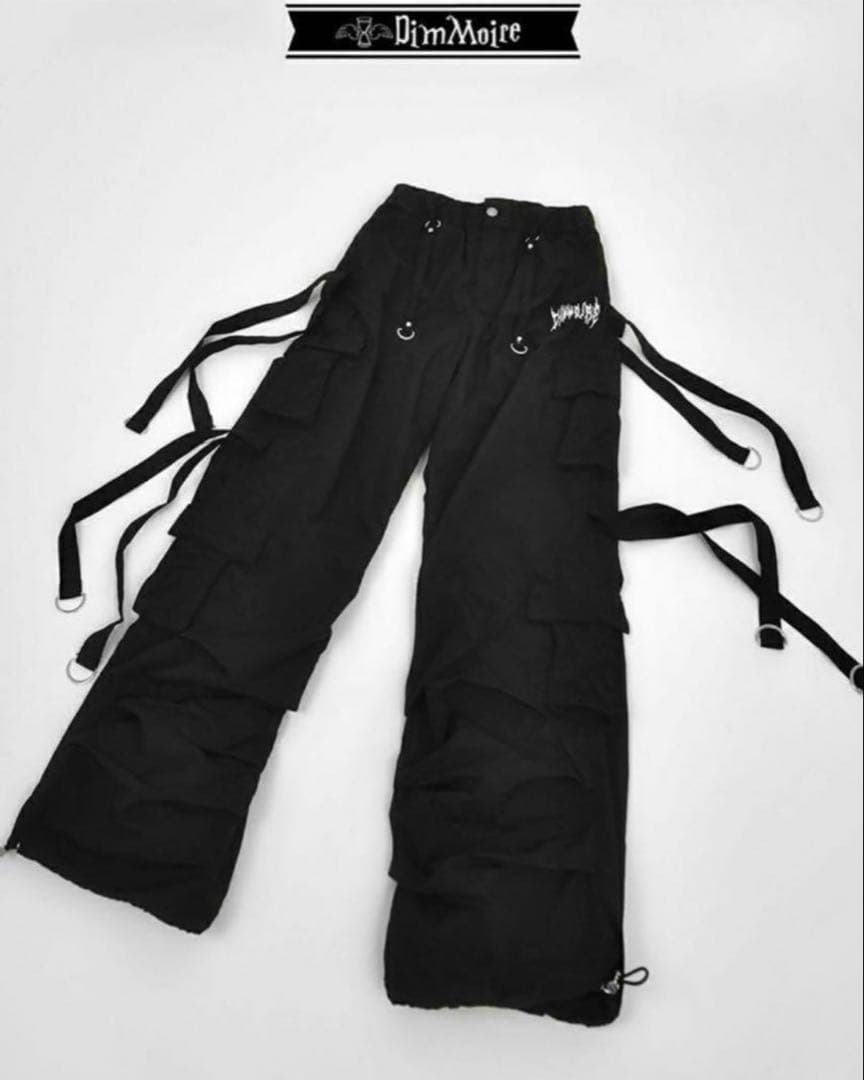 DimMoire【ディムモアール】CROSSカーゴパンツ ブラック