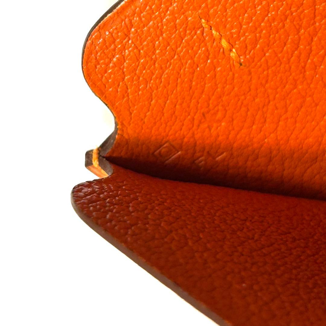 エルメスHERMES エテュイイーカバー レザースマホケースカードケース