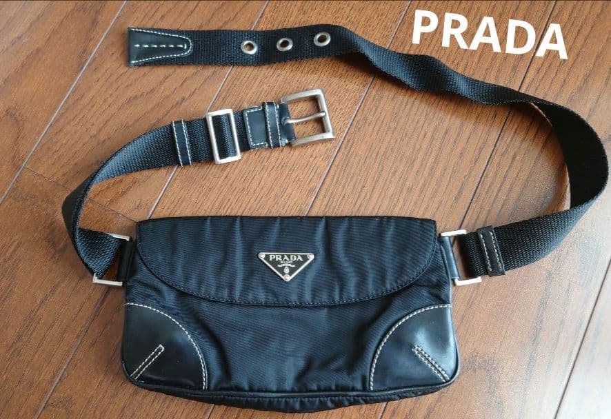 PRADA ウエストポーチ ブラック BM0003