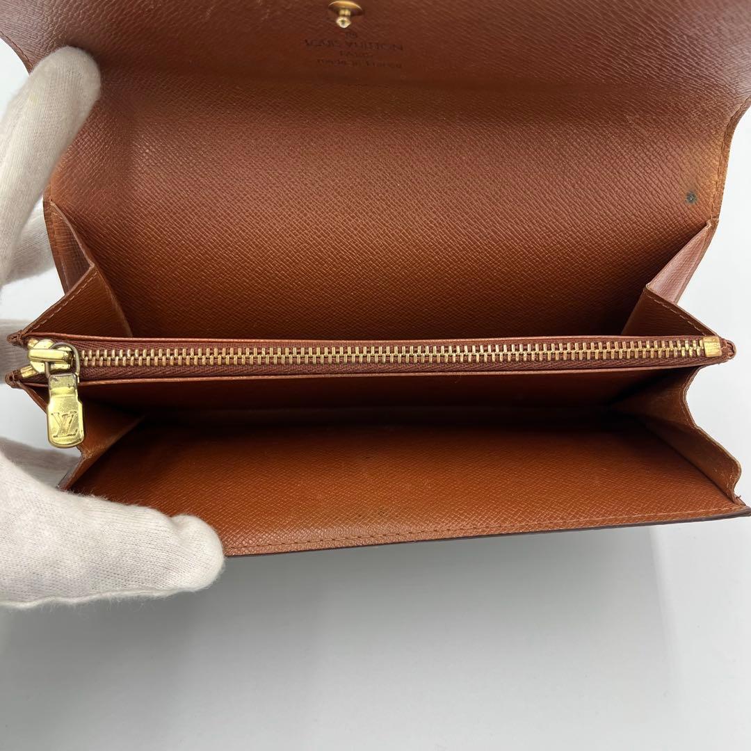 LOUIS VUITTON　モノグラム　ポルトフォイユ　サラ