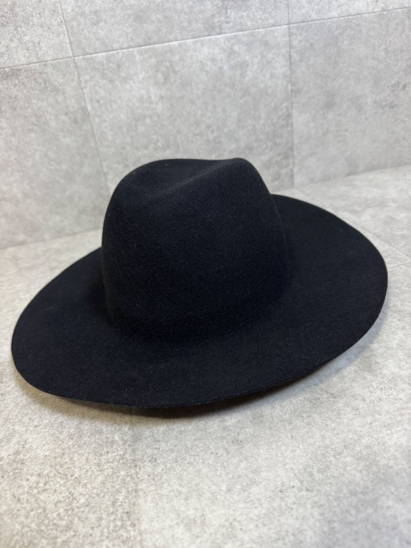 KIJIMA TAKAYUKI Bshop別注 ラビットヘアフェルト ハット 黒