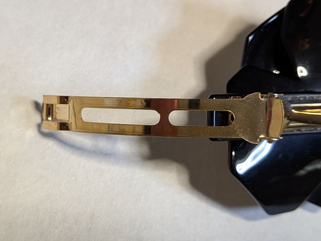 【アレクサンドル ドゥ パリ】 50周年限定カメリアバレッタ8cm