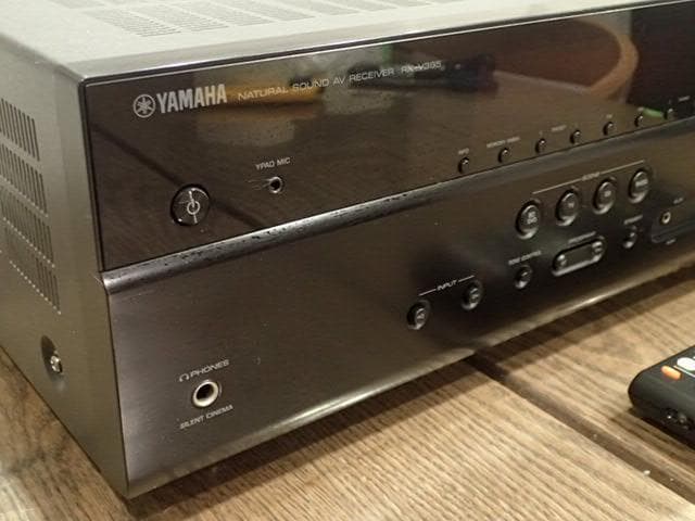 YAMAHA　AVアンプ　RX-V385　新品リモコン付き・快調・超美品
