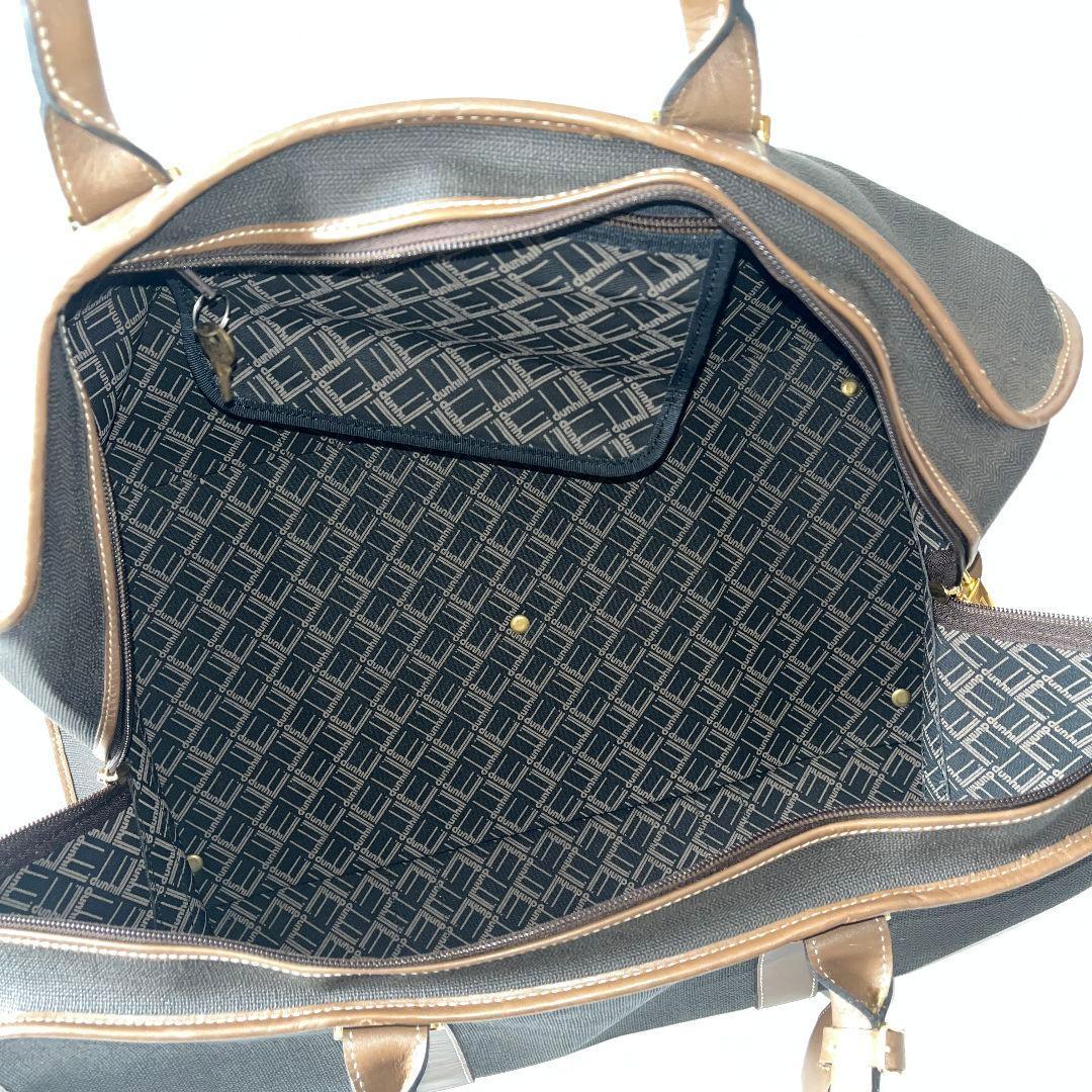 【良品】dunhill ダンヒル ボストンバッグ 旅行バッグ 大容量