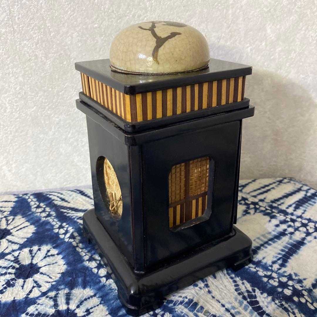 希少！相馬焼　回転式煙草入れ