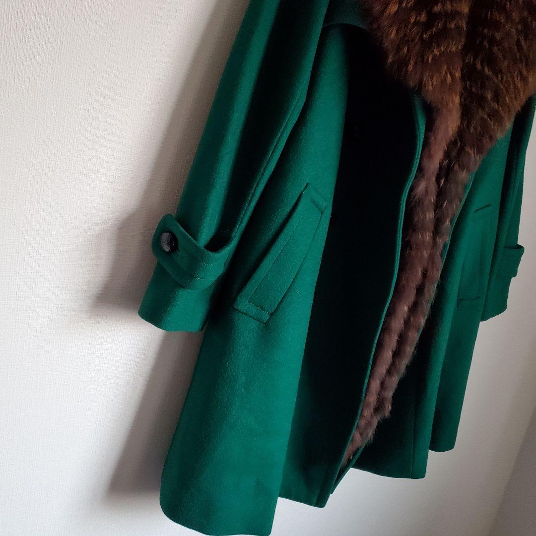 SONIARYKIEL ソニアリキエル　ウールコート 美品 リアルファー　毛皮