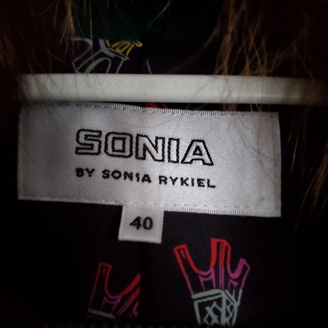 SONIARYKIEL ソニアリキエル　ウールコート 美品 リアルファー　毛皮